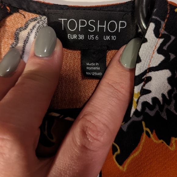 🎀TOPSHOP High Low Peplum Top - Picture 2 of 4